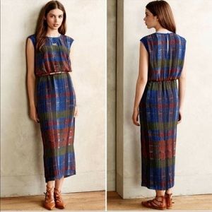 HD in Paris Anthropologie Plaid Midi Dress